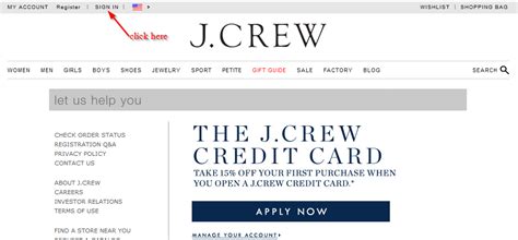 j.crew credit card locations.